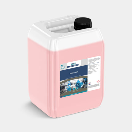 voor het verwijderen van kalk- en slikaanslag in koelinstallaties