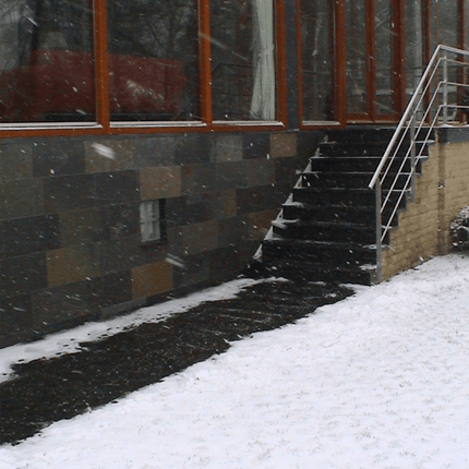 ijs en sneeuw smelten sneeuwvrij